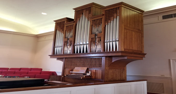 Friedberg Moravian’s organ getting upgrade