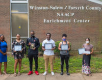 Winston-Salem Chapter NAACP presents scholarship awards