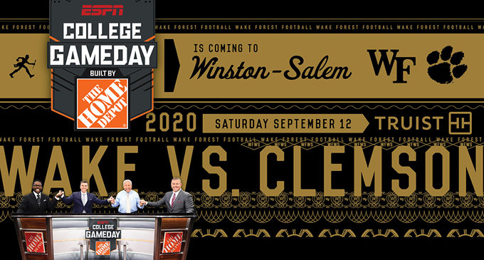 Wake Forest University will host ESPN College GameDay for the first time in the show’s history