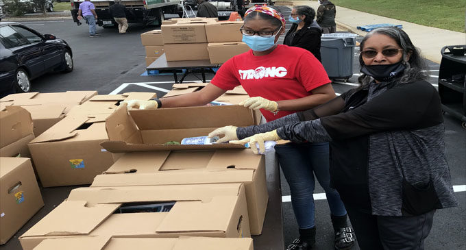 Church assists thousands with food giveaway