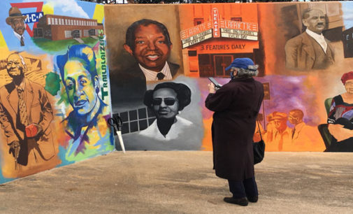 Mural honors the history of  Depot Street