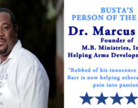 Busta’s Person of the Week: Robbed of his innocence as a child, Barr is now helping others turn their pain into passion