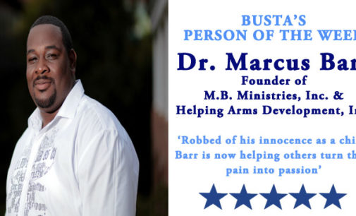 Busta’s Person of the Week: Robbed of his innocence as a child, Barr is now helping others turn their pain into passion