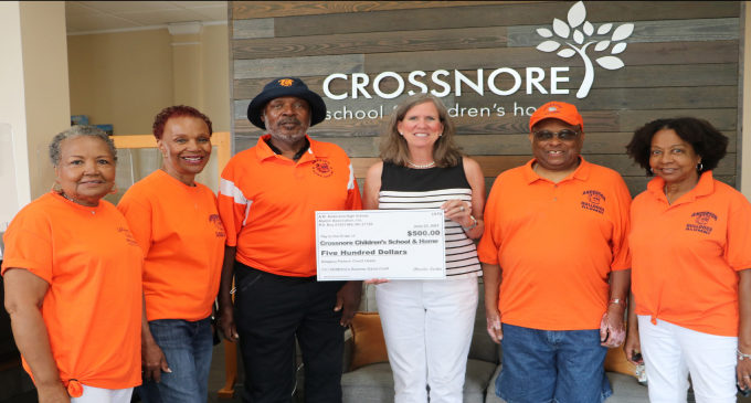 Anderson Alumni Association donates check to Crossnore Children’s Home