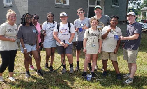 Love Out Loud summer campers renovate homes for vets