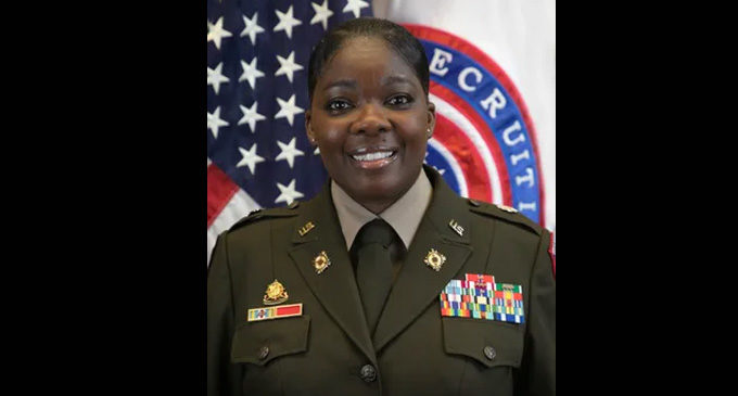 Army New England Recruiting Battalion names first woman, African American as commander
