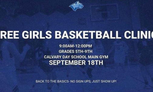 Free basketball clinic to be held at Calvary Day School