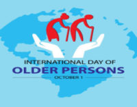 International Day of Older Persons is October 1