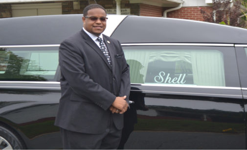 Shell follows dream of becoming funeral director, looks to pay it forward