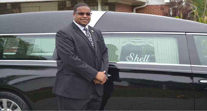 Shell follows dream of becoming funeral director, looks to pay it forward