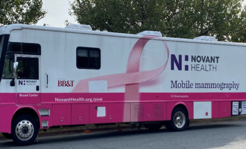 Local sorority holds mobile mammogram testing for Breast Cancer Awareness Month