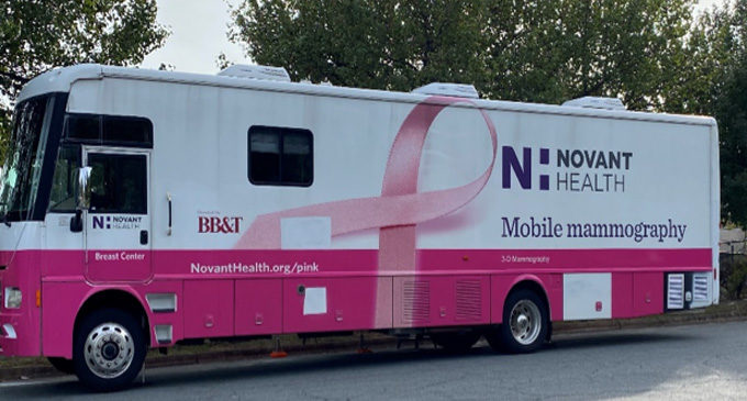 Local sorority holds mobile mammogram testing for Breast Cancer Awareness Month