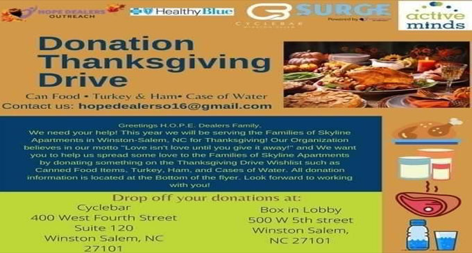 Grassroot organization seeking donations for holiday giveaway