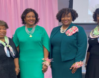 Phi Omega Chapter stays busy with community service and hosting regional gathering