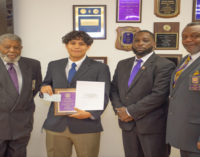 Juan Mendoza-Hernandez winner of Psi Phi Chapter’s International Essay Contest