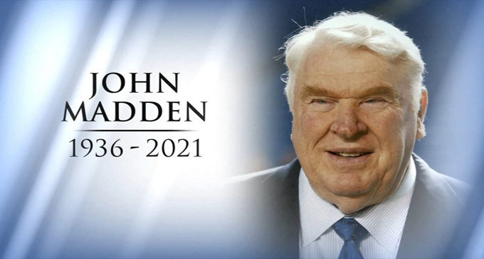 NFL legend John Madden dies