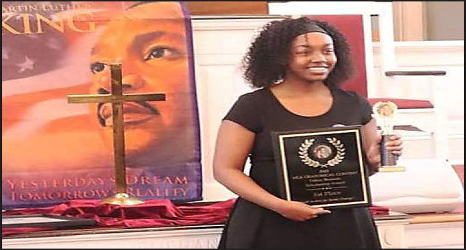 First Waughtown teens win  scholarships in Thomasville  Oratorical Contest