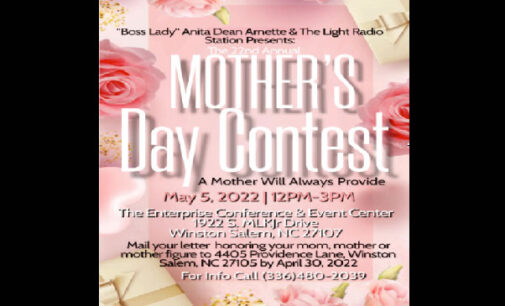 ‘Boss Lady’ to host annual Mother’s Day dinner celebration