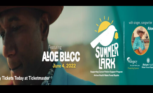 SummerLark fundraiser for Comprehensive Cancer Center to feature musician Aloe Blacc