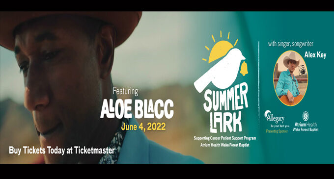 SummerLark fundraiser for Comprehensive Cancer Center to feature musician Aloe Blacc