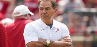 Saban puts his foot in his mouth