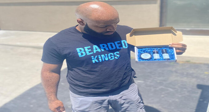 Local entrepreneur creates line of beard care products for Black men