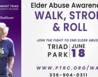 Elder Abuse Awareness Walk, Stroll & Roll to be held at Triad Park