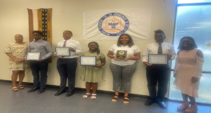 NAACP Winston-Salem chapter presents scholarship awards