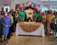 Over 150 well wishers gather to celebrate Dr. Virginia  Newell’s 105th birthday