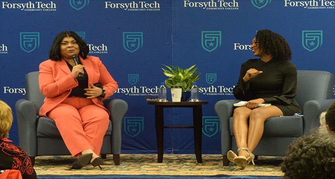April Ryan talks NC roots during visit to Forsyth Tech