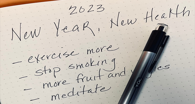 Healthy resolutions for the New Year: Put prevention at the top of your list
