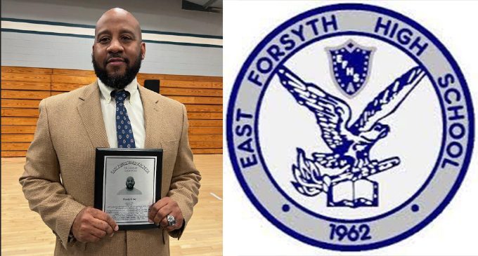 Coach Gray inducted into East Forsyth  Hall of Fame