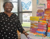 Local educator uses cereal drive to teach students about giving