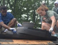 Campers lend a helping hand to Housing 4 Our Heroes’ latest project