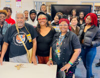 Dr. John Mendez shares his experience with Apache spirituality and culture at Carver High School
