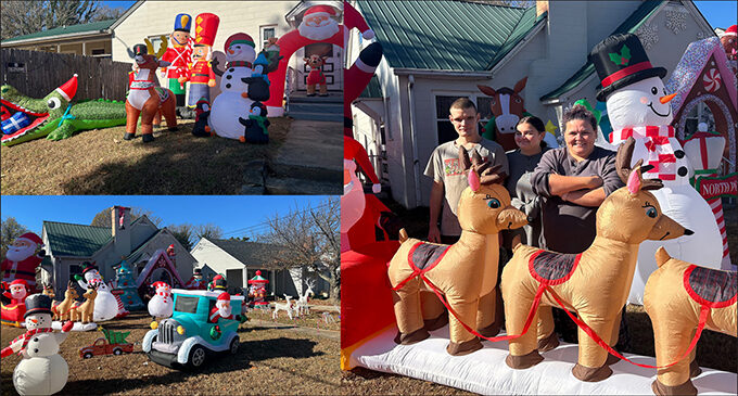 Local family spreads holiday cheer with their holiday wonderland