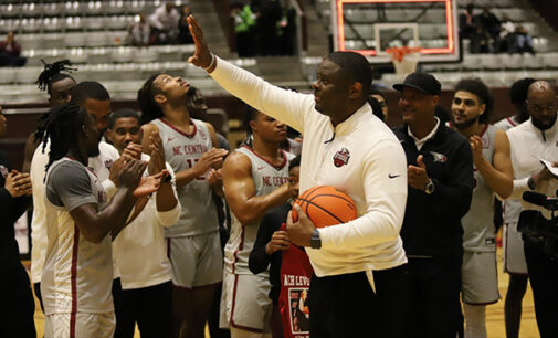 Cleveland’s 30 points lifts NCCU over SAU, Moton captures All-Time Wins record