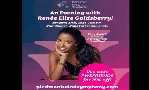 Piedmont Wind Symphony presents ‘An Evening with Renée Elise Goldsberry’