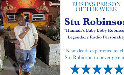 Busta’s Person of the Week: Near-death experience teaches Stu Robinson to never give up