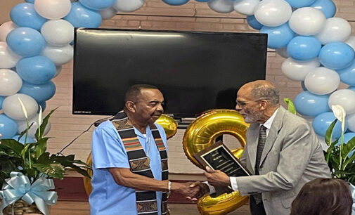 Willie King honored for long-time service to St. Benedict the Moor Catholic Church