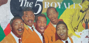 Public Art Commission honors The “5” Royales with downtown mural