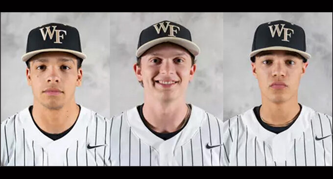 3 Wake Forest Deacons chosen in first round of 2024 Major League Baseball Draft