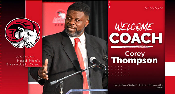 Corey Thompson named head men’s basketball coach at WSSU