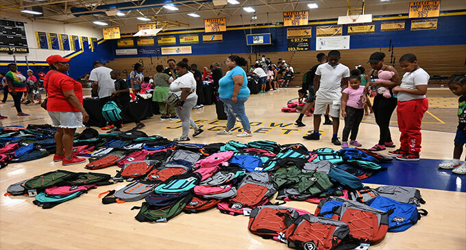 BOND Love Day helps hundreds of students get ready for their first day of school