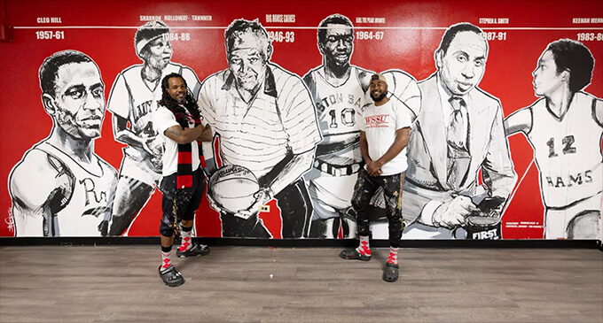 Ram alums contribute to new murals