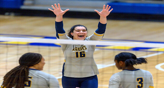 Ross has historic debut for A&T volleyball