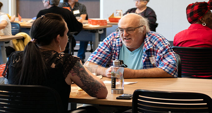 Wake Forest law students pair up with older adults for Intergenerational Lunch Bunch