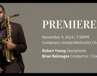 Piedmont Wind Symphony kicks off 35th anniversary season with special guest saxophonist Robert Young