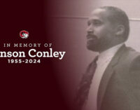 Winston-Salem State University mourns the passing of Stenson Conley