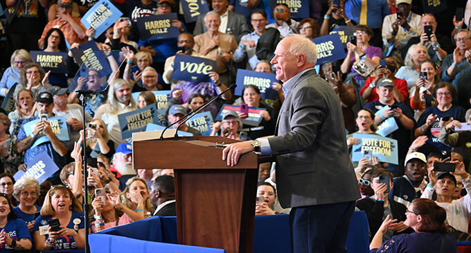 VP candidate Gov. Tim Walz ignites voters in W-S